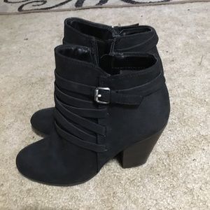 Fergie Black ankle booties